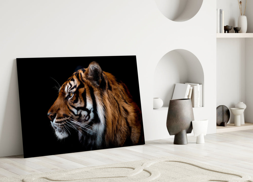 Tiger Glass Wall Art