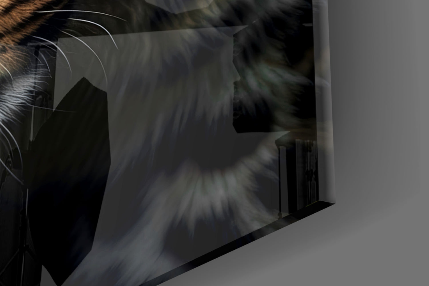 Leopard Glass Wall Art