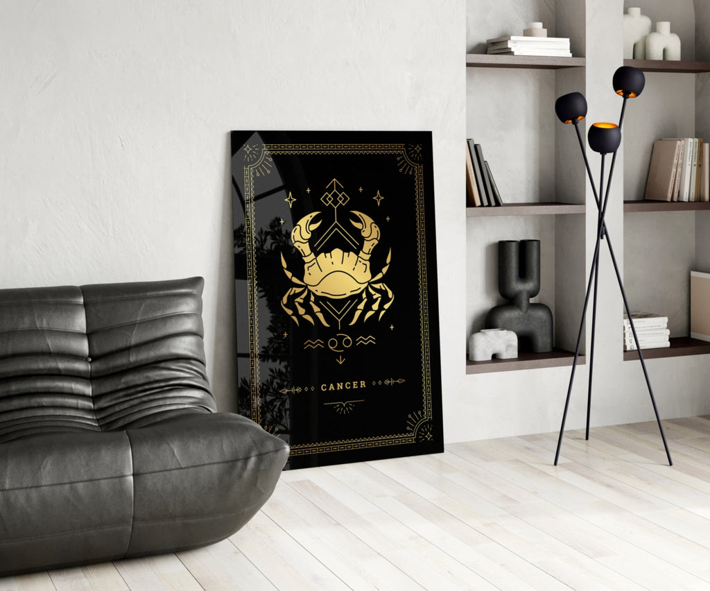 Cancer Glass Wall Art