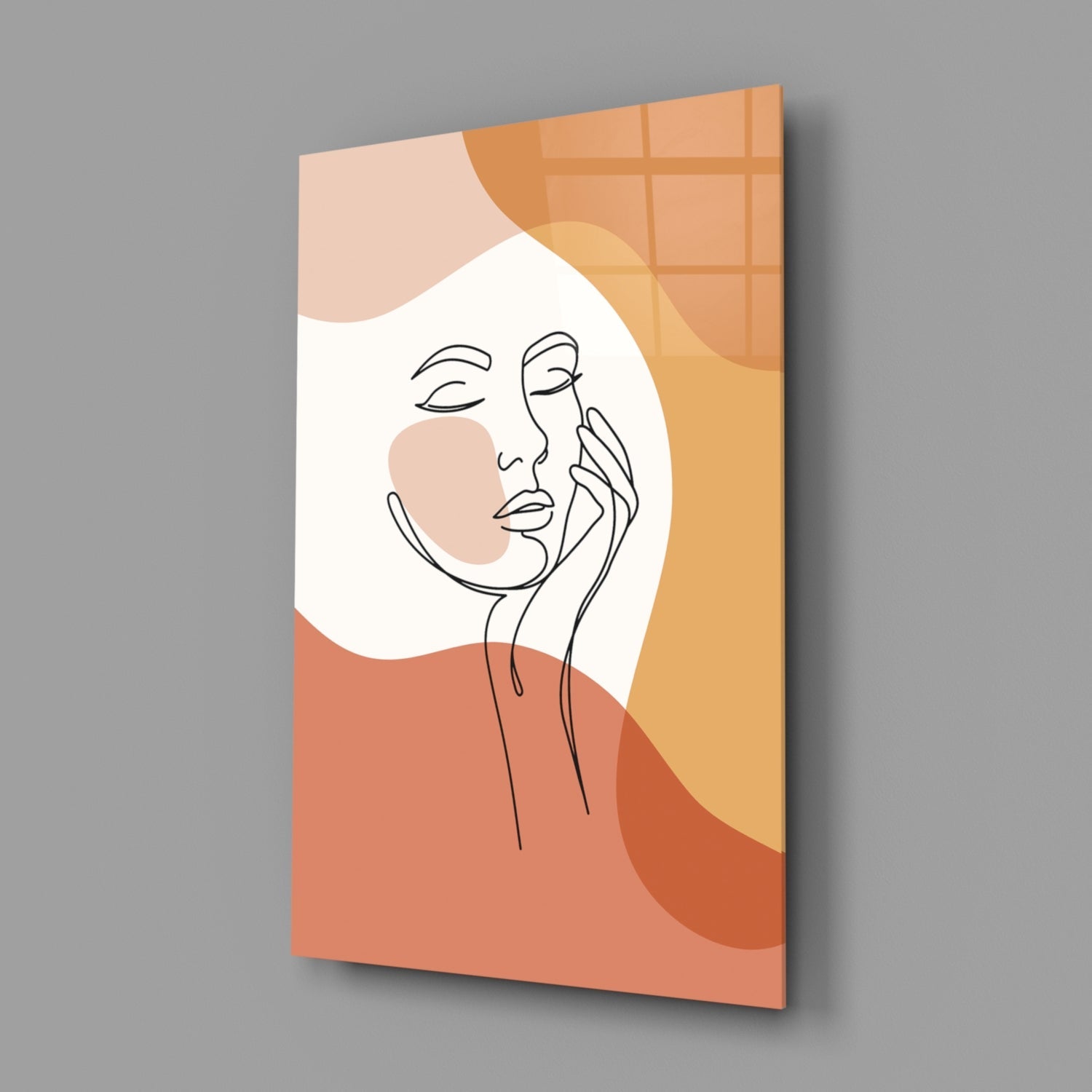 Woman's Art Glass Wall Art