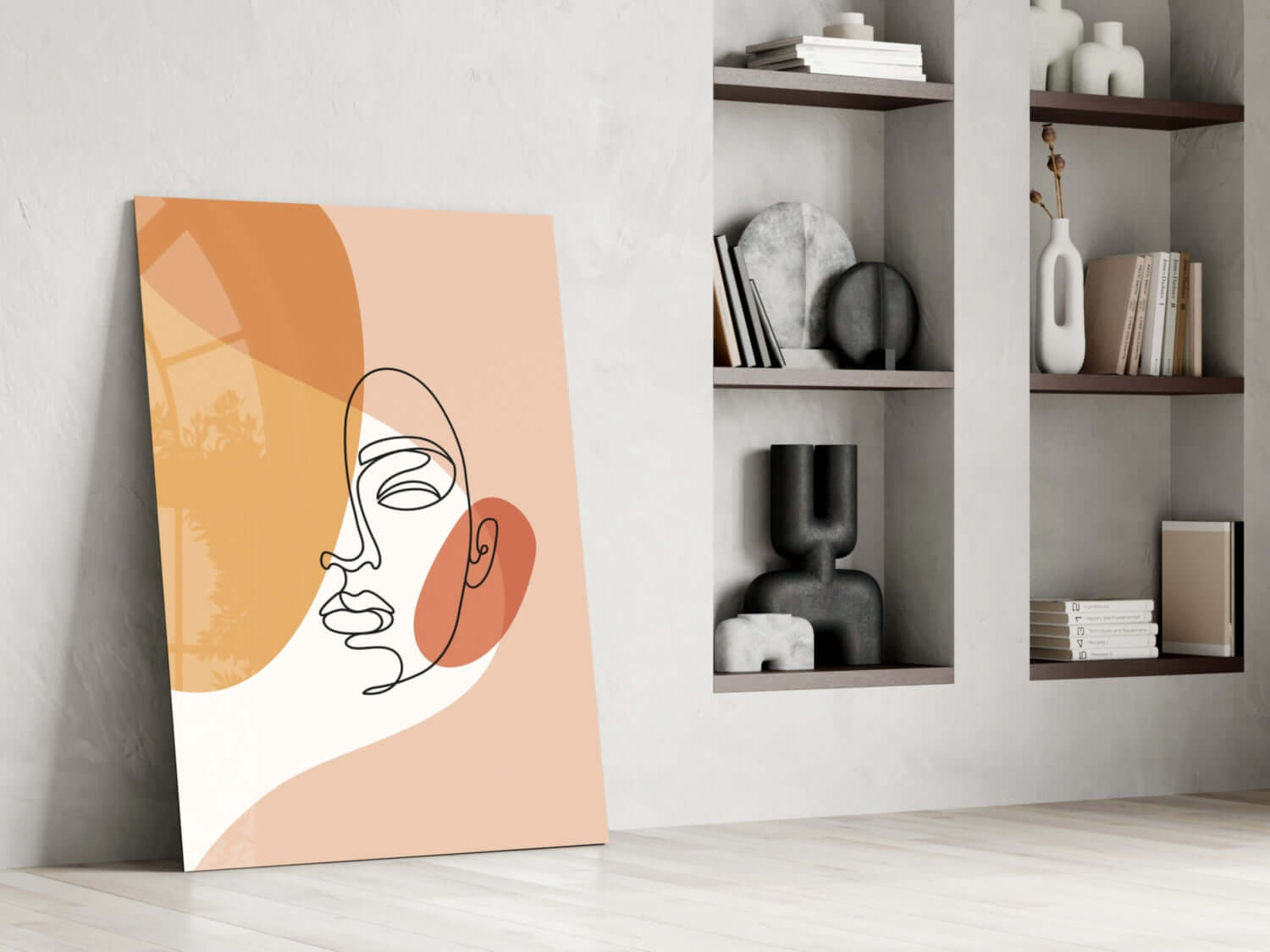 Woman's Art Glass Wall Art